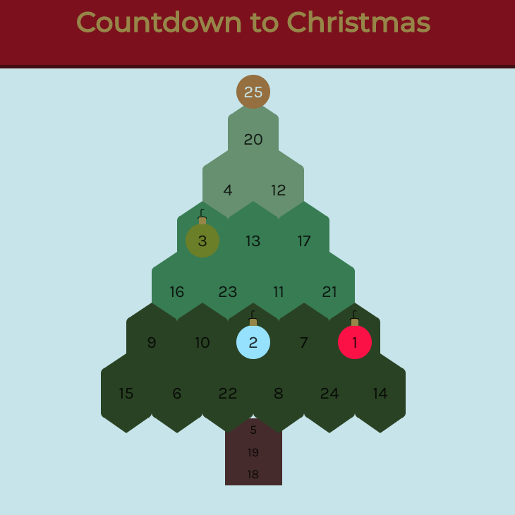 christmas tree with css